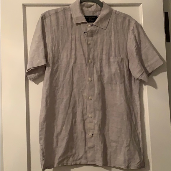Paul Costelloe Linen Button Down Tshirt 